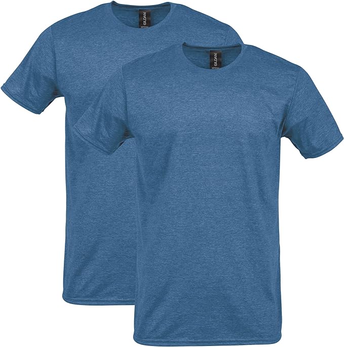 **Customizable** Gildan Unisex-Adult Softstyle T-Shirt Heather Colors