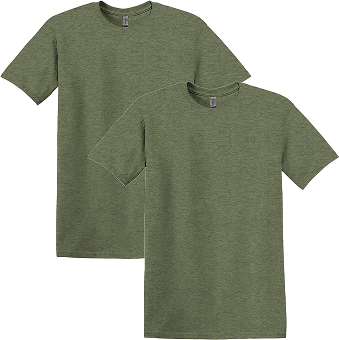 **Customizable** Gildan Unisex-Adult Softstyle T-Shirt Heather Colors