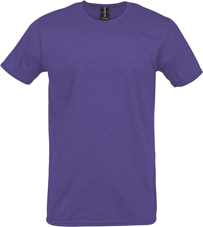 **Customizable** Gildan Unisex-Adult Softstyle T-Shirt Heather Colors