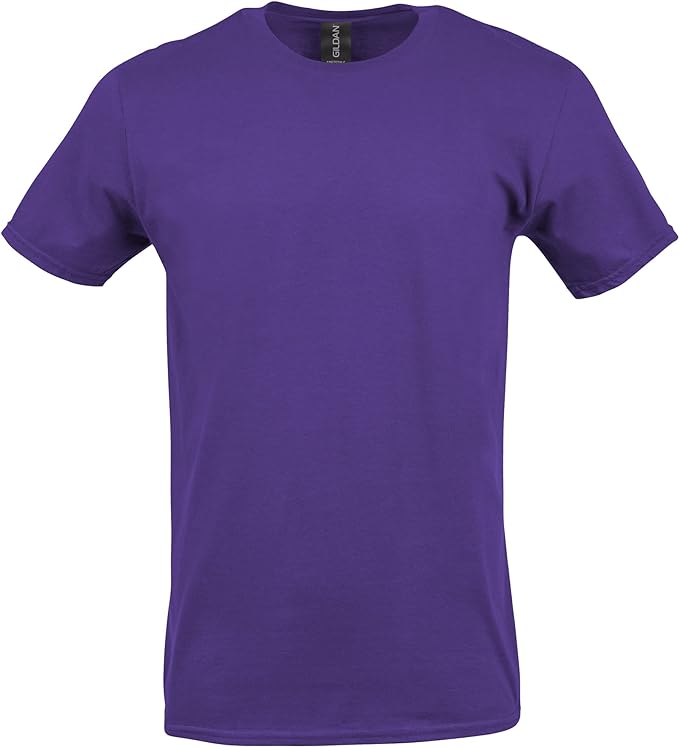 **Customizable** Gildan Unisex-Adult Softstyle Cotton T-Shirt Solid Colors